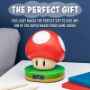 Paladone Super Mario Bros Mushroom Digital Alarm Clock with Power Up Sound Nintendo Room D√©cor and Merchandise