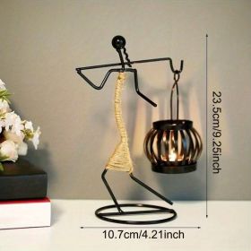 1pc Vintage Western Candle Holder - Bamboo Shaped Resin Lamp Ornament for Photography, Anniversary, Birthday, Dating, and Atmosphere Decoration - Tabl (Style: F)