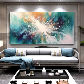 Hand Painted Oil Painting Large Acrylic Oil Painting On Canvas Abstract Painting Canvas Original abstract canvas wall art contemporary Painting For Li (Style: 1, size: 40x80cm)