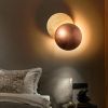 Phases of Moon Wall Fixture, Wall Lamp, Art Decor Style Ambient Accent Lights, Modern Luxury Lamp