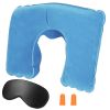 Travel Pillow Inflatable U Shape Neck Pillow Neck Support Head Rest Office Nap Car Airplane Cushion