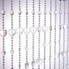 Crystal Beaded Curtain Acrylic Hanging Door Beads String Curtain for Doorway Party Wedding Decor 35.5 x 79 Inces