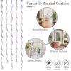 Crystal Beaded Curtain Acrylic Hanging Door Beads String Curtain for Doorway Party Wedding Decor 35.5 x 79 Inces