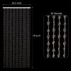 Crystal Beaded Curtain Acrylic Hanging Door Beads String Curtain for Doorway Party Wedding Decor 35.5 x 79 Inces