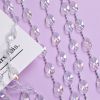 Crystal Beaded Curtain Acrylic Hanging Door Beads String Curtain for Doorway Party Wedding Decor 35.5 x 79 Inces